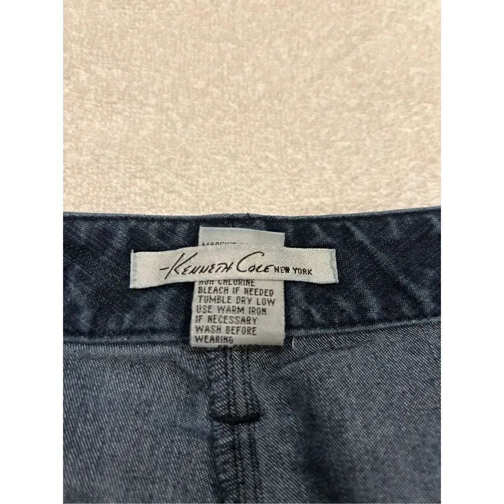 Kenneth Kole dark blue flares - Picture 4 of 9